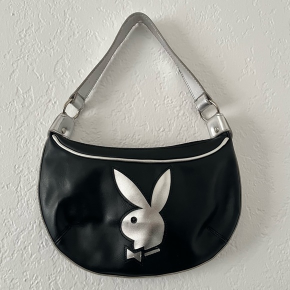 PLAYBOY Handbags - Y2K Playboy Silver Bunny shoulder bag 🤍